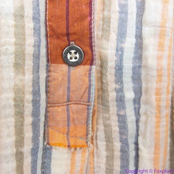 NEW Free People Moon Bay‎ Mixed Plaid Top shirt, XS - Picture 10 of 16